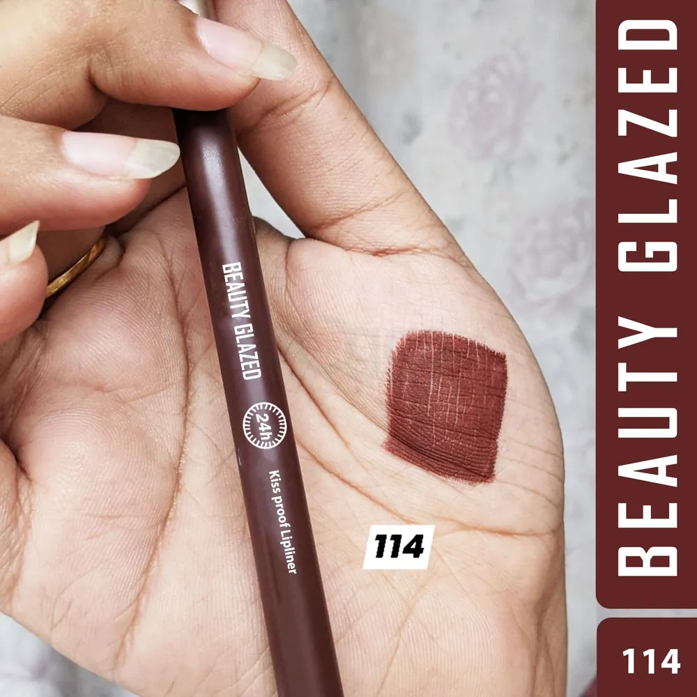 ✨💄 Beauty Glazed Kiss Proof Lipliner – Shade 114 💄✨