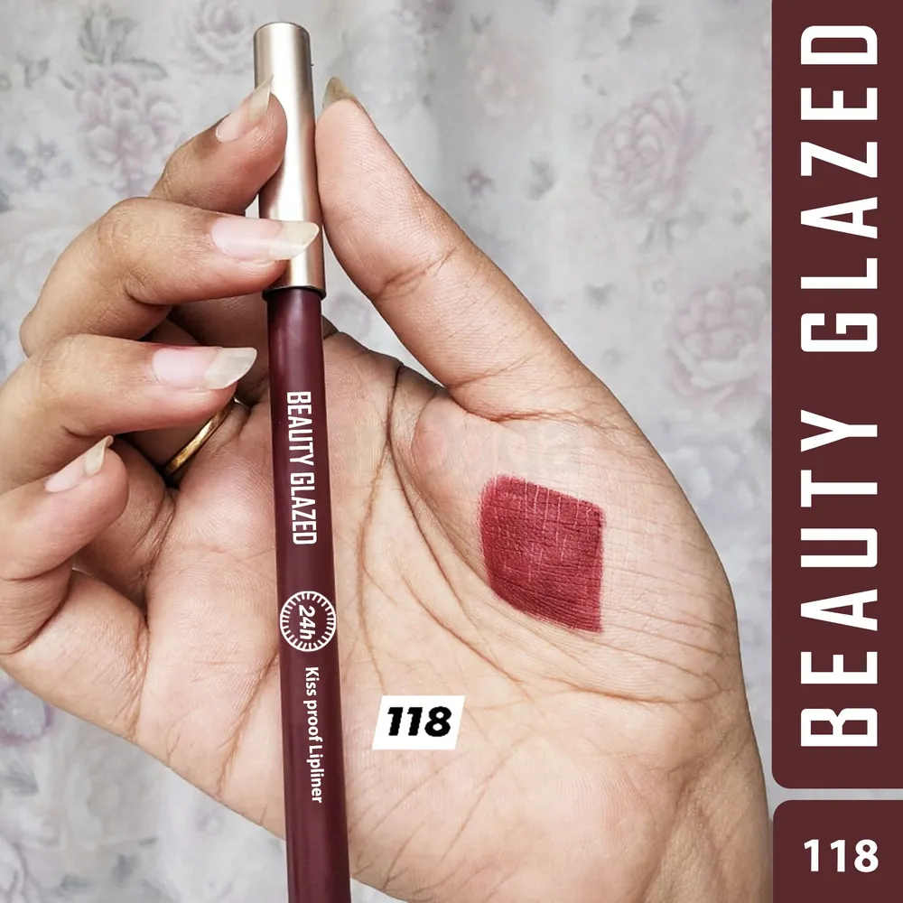 ✨💄 Beauty Glazed Kiss Proof Lipliner – Shade 118 💄✨